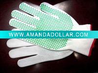 pvc dotted gloves