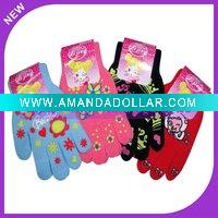 Magic acrylic knit gloves