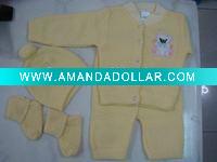 Wholesale infant/baby clothing sets in spring or autumn