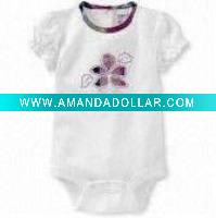 Flower baby rompers