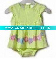 Flower baby rompers