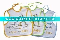 cotton baby bib