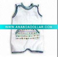 Printed baby pocket rompers