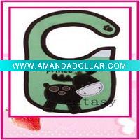 Wholesale TOP quality 100% cotton colorful & cute baby bibs