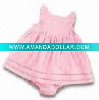 Wholesale new design baby romper dress