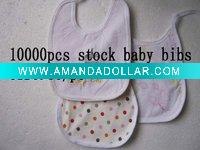 Stock baby bibs