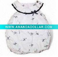 Wholesale Flower baby romper dress