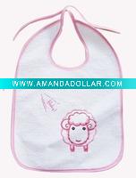 cotton baby bib