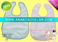 100% cotton baby bib