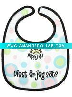 Wholesale Baby bib Cotton coated with pu