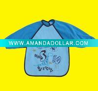 Wholesale baby bib (tmepo-2) blue with prints