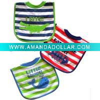 100% cotton embroider baby bib