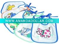 Wholesale Baby bib/apron/cotton baby bib