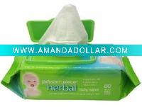 Wholesale Manufacture of baby refill wipes, baby tissue-72sheets, with flid top