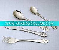 Wholesale HF-S1066 Stainless steel Baby Cutlery sets