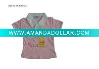 Wholesale 2011 branded summer plain baby girl t-shirt