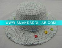 Wholesale newsboy crochet baby hats/handmade straw baby hat/toddler crochet hats