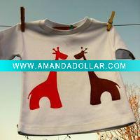 Wholesale organic baby&toddler T shirts/tee