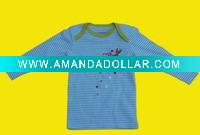 Wholesale baby shirt (rodbl) blue