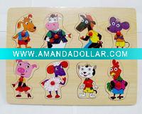 Wholesale wooden educational jigsaw puzzle/toy for kids