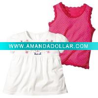 little children's white cotton vest ,children garment,children clthes,baby wear