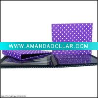 Wholesale 4R 4"X6" 36 fabric covered album-baby pueple color