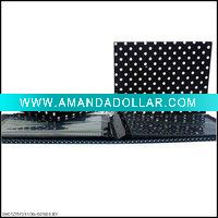 4R 4"X6" 36 fabric covered photo album-baby black color