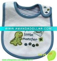 Wholesale 2011 Three-dimensional embroidery baby bibs