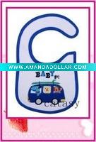 Wholesale TOP quality 100% cotton colorful & cute baby bibs