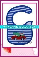 Wholesale TOP quality 100% cotton colorful & cute baby bibs