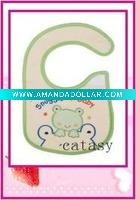 Wholesale TOP quality 100% cotton colorful & cute baby bibs