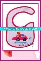 Wholesale TOP quality 100% cotton colorful & cute baby bibs