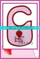 Wholesale TOP quality 100% cotton colorful & cute baby bibs