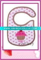 Wholesale TOP quality 100% cotton colorful & cute baby bibs