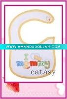 Wholesale TOP quality 100% cotton colorful & cute baby bibs