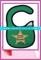 Wholesale TOP quality 100% cotton colorful & cute baby bibs