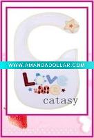 Wholesale TOP quality 100% cotton colorful & cute baby bibs