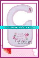 Wholesale TOP quality 100% cotton colorful & cute baby bibs