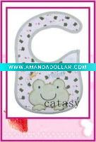TOP quality 100% cotton colorful & cute baby bibs