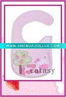 TOP quality 100% cotton colorful & cute baby bibs