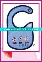 Wholesale TOP quality 100% cotton colorful & cute baby bibs