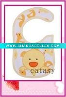 TOP quality 100% cotton colorful & cute baby bibs