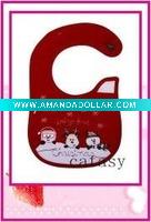 TOP quality 100% cotton colorful & cute baby bibs
