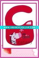 Wholesale TOP quality 100% cotton colorful & cute baby bibs