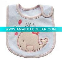 embroidered bib