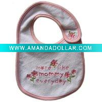 Wholesale embroidered baby bib