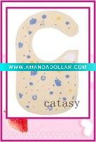 TOP quality 100% cotton colorful & cute baby bibs