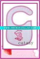 Wholesale TOP quality 100% cotton colorful & cute baby bibs