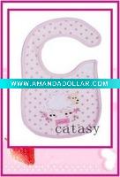 TOP quality 100% cotton colorful & cute baby bibs