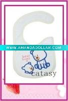 Wholesale TOP quality 100% cotton colorful & cute baby bibs